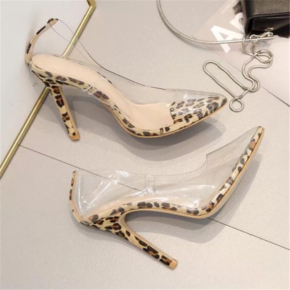 ❤️SOLD❤️Transparent Leopard Pumps - Picture 9 of 9
